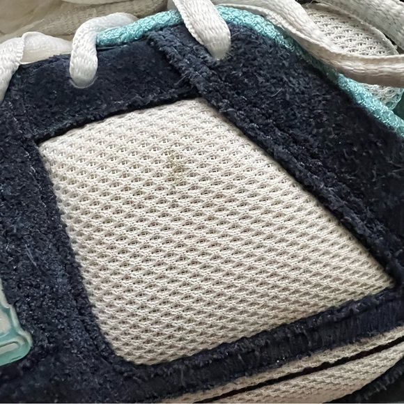 Dada Supreme Navy Suede & White Fabric Retro Style Sneakers.  Size 7.5 - Picture 13 of 13